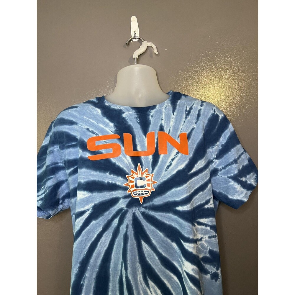 Connecticut Sun Shirt Mens Large Blue WNBA Basketball Tie Dye Port & Company